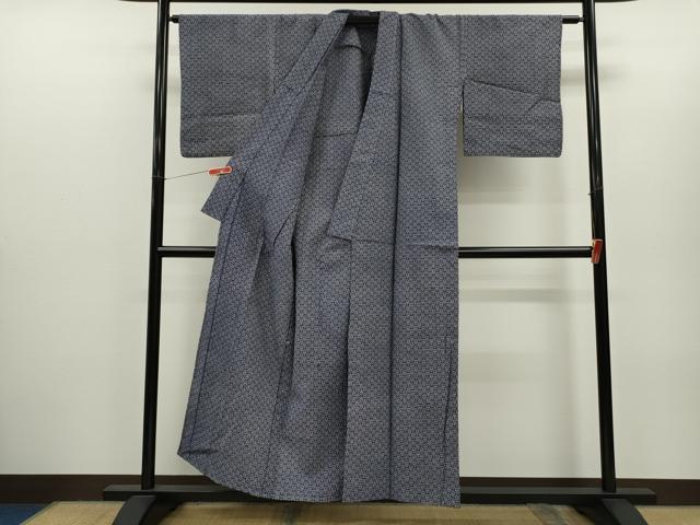 平和屋着物∴夏物　浴衣　リップル生地　毘沙門亀甲　綿　逸品　CABH7906ze