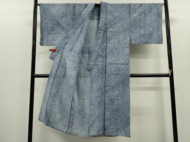 平和屋着物∴夏物　男性　浴衣　有松鳴海絞り　綿　逸品　CABH7911ze