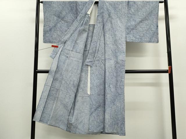 平和屋着物∴夏物　男性　浴衣　有松鳴海絞り　綿　逸品　CABH7914ze