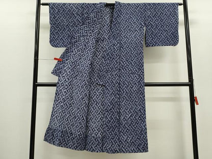 平和屋着物∴夏物　浴衣　有松鳴海絞り　吉祥文　綿　逸品　CABH7918ze