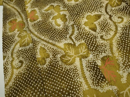 平和屋着物∴夏物　浴衣　有松鳴海絞り　舞蝶唐草文　綿　逸品　CABH7938ze