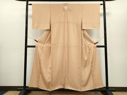 平和屋着物＊夏物　色無地　絽　洒落柿色　正絹　逸品　未使用　CABH7955ze