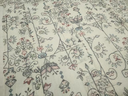 平和屋着物＊夏物　小千谷ちぢみ　唐草文　麻　逸品　未使用　CABH7960ze