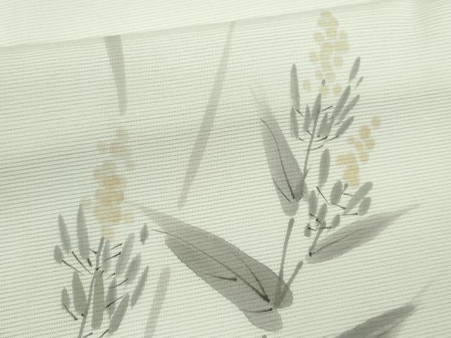 平和屋着物＊夏物　訪問着　絽　手描き　草花文　暈し染め　正絹　逸品　未使用　CABH7965ze