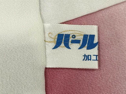 平和屋着物●訪問着　ぽっくり下駄　暈し染め　金彩　鬼しぼ縮緬　正絹　逸品　未使用　CABH7967ze