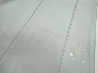 平和屋着物●訪問着　友禅　枝花文　暈し染め　正絹　逸品　CABH7975ze