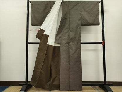 平和屋着物●本場大島紬　7マルキ　正絹　逸品　CABH7976ze