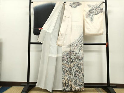 平和屋着物●訪問着　作家物　辻ヶ花　手描き　暈し染め　正絹　逸品　CABH7985ze