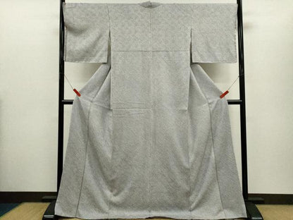 平和屋着物●大変加工の良い総絞り小紋　正絹　逸品　未使用　CABH7988ze
