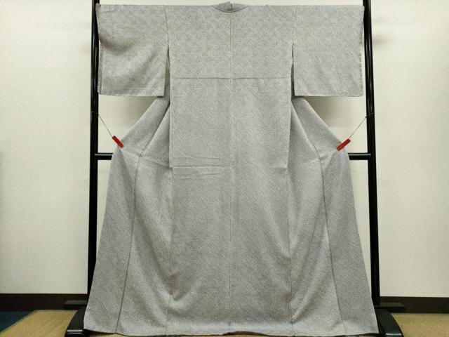 平和屋着物●大変加工の良い総絞り小紋　正絹　逸品　未使用　CABH7988ze