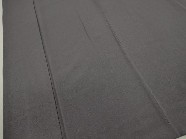 平和屋着物●上質な色無地　源氏鼠色　正絹　逸品　CABH7994ze