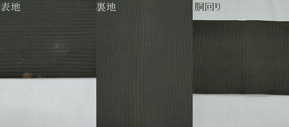 平和屋着物＊夏物　塩瀬　九寸名古屋帯　ろうけつ染　草木文　正絹　逸品　CABH8017fb