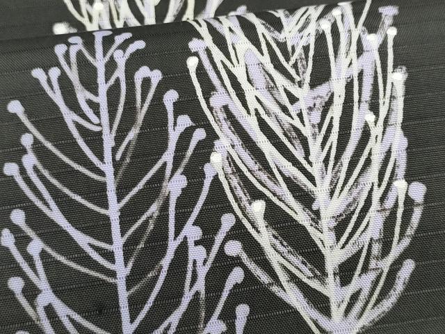 平和屋着物＊夏物　塩瀬　九寸名古屋帯　ろうけつ染　草木文　正絹　逸品　CABH8017fb
