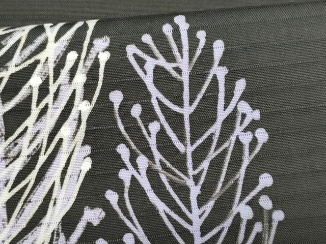 平和屋着物＊夏物　塩瀬　九寸名古屋帯　ろうけつ染　草木文　正絹　逸品　CABH8017fb