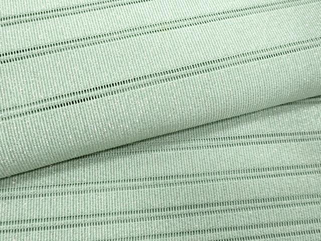 平和屋着物＊夏物 西陣 川島織物 八寸名古屋帯 絽綴れ 横段文 銀糸 正絹 逸品 CABH8018fb