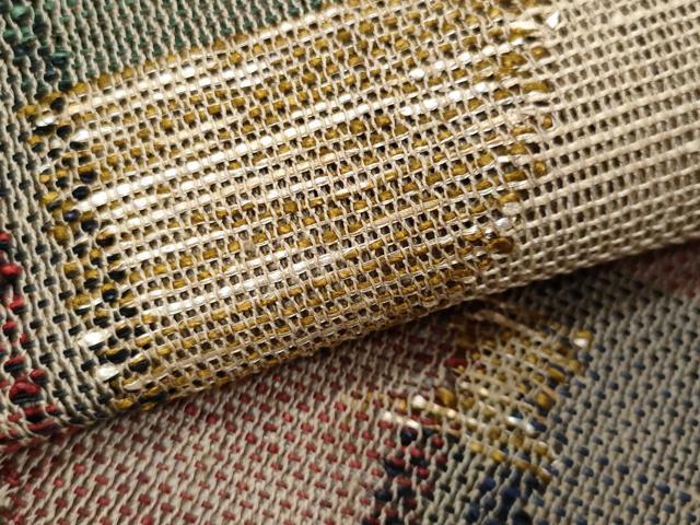 平和屋着物＊夏物　八寸名古屋帯　抽象文様　金銀糸　正絹　逸品　CABH8043fb