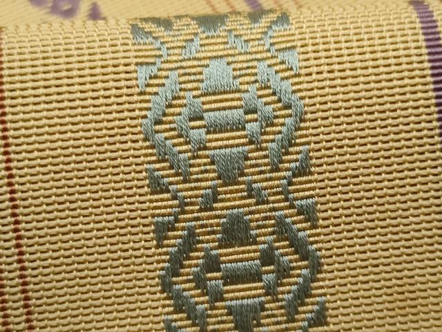 平和屋着物＊夏物　本場筑前博多織　八寸名古屋帯　紗献上　正絹　逸品　CABH8055fb