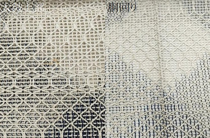 平和屋着物＊夏物　八寸名古屋帯　幾何学文様　正絹　逸品　CABH8056fb