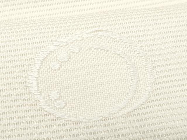 平和屋着物＊夏物　九寸名古屋帯　丸文　正絹　逸品　CABH8057fb