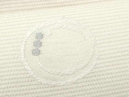 平和屋着物＊夏物　九寸名古屋帯　丸文　正絹　逸品　CABH8057fb