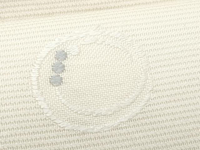 平和屋着物＊夏物　九寸名古屋帯　丸文　正絹　逸品　CABH8057fb