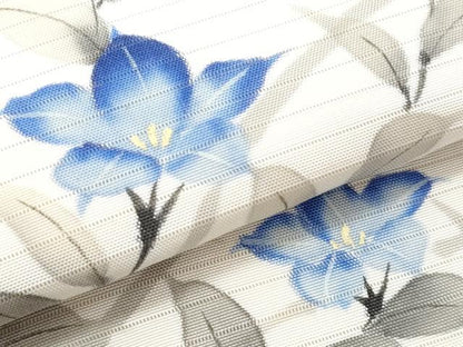 平和屋着物＊夏物　塩瀬　九寸名古屋帯　手描き　枝花文　正絹　逸品　CABH8071fb