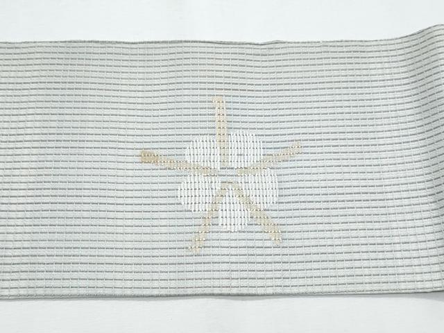 平和屋着物＊夏物　八寸名古屋帯　舞花文　正絹　逸品　CABH8081fb