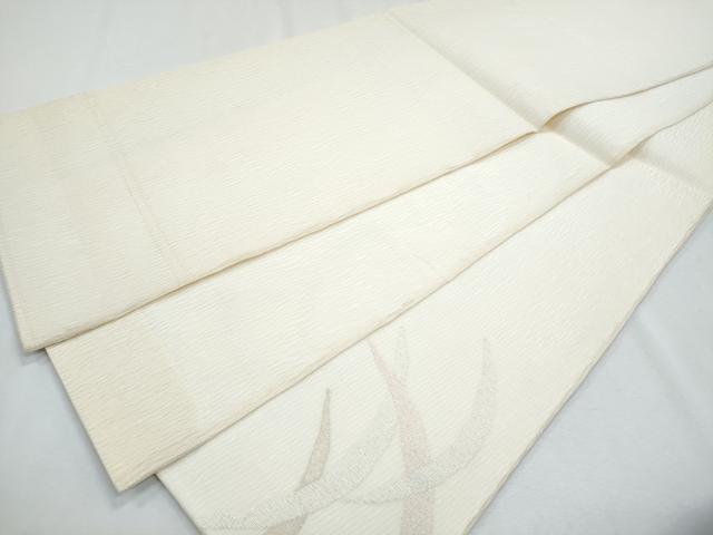 平和屋着物＊夏物　太鼓柄袋帯　櫛織　芝草文　金銀糸　正絹　逸品　CABH8115fb
