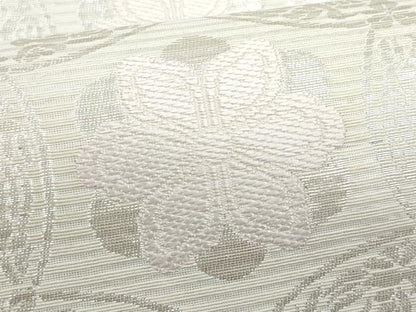 平和屋着物＊夏物　六通柄袋帯　七宝花文　金糸　正絹　逸品　CABH8118fb