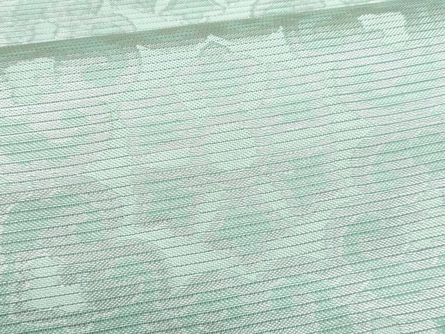 平和屋着物＊夏物　西陣　川島織物　六通柄　本袋帯　正倉院花文　正絹　逸品　CABH8130fb