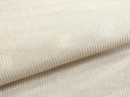 平和屋着物＊夏物　八寸名古屋帯　流水文　銀糸　正絹　逸品　CABH8143fb
