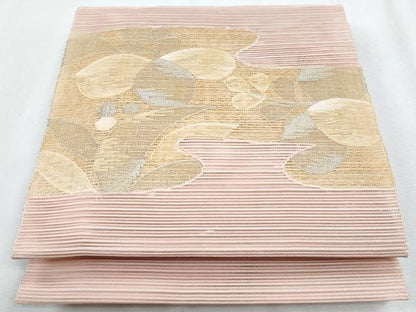平和屋着物＊夏物 八寸名古屋帯 絽綴れ 草花文 正絹 逸品 CABH8157fb
