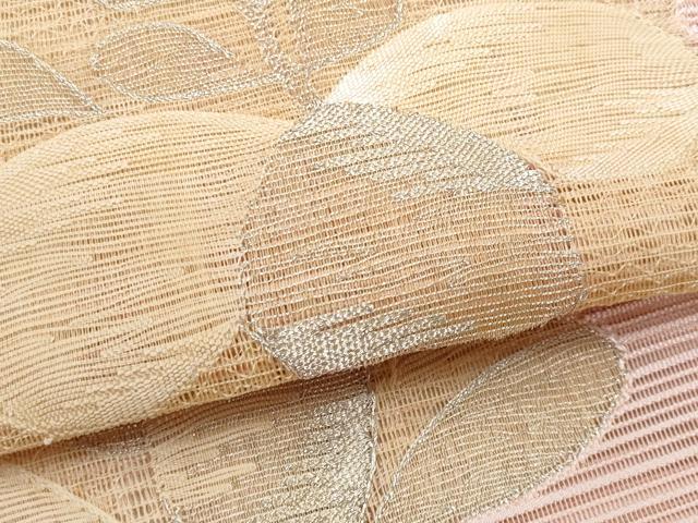 平和屋着物＊夏物 八寸名古屋帯 絽綴れ 草花文 正絹 逸品 CABH8157fb