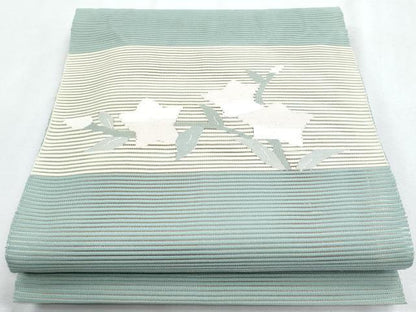 平和屋着物＊夏物 八寸名古屋帯 絽綴れ 枝花文 正絹 逸品 CABH8162fb