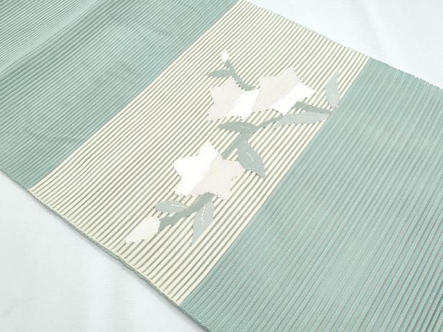 平和屋着物＊夏物 八寸名古屋帯 絽綴れ 枝花文 正絹 逸品 CABH8162fb