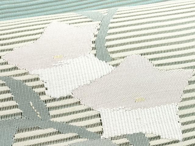 平和屋着物＊夏物 八寸名古屋帯 絽綴れ 枝花文 正絹 逸品 CABH8162fb