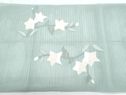 平和屋着物＊夏物 八寸名古屋帯 絽綴れ 枝花文 正絹 逸品 CABH8162fb