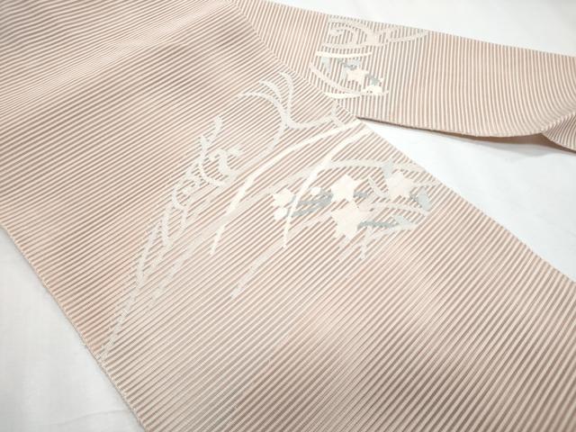 平和屋着物＊夏物 八寸名古屋帯 絽綴れ 桔梗 正絹 逸品 CABH8176fb