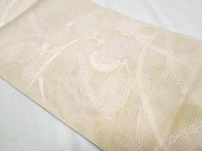 平和屋着物＊夏物 八寸名古屋帯 萩 正絹 逸品 CABH8182fb