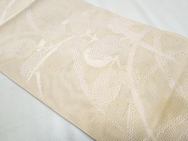 平和屋着物＊夏物 八寸名古屋帯 萩 正絹 逸品 CABH8182fb