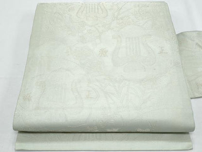 平和屋着物＊夏物 九寸名古屋帯 草花文 正絹 逸品 CABH8184fb