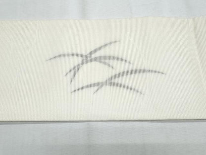 平和屋着物＊夏物 九寸名古屋帯 芝草文 正絹 逸品 CABH8187fb