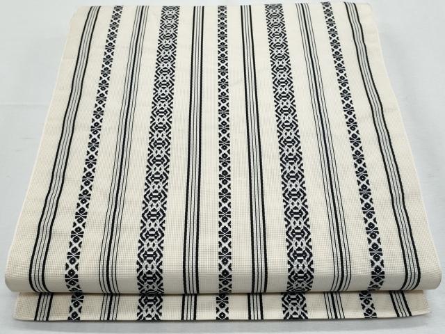 平和屋着物＊夏物　本場筑前博多織　八寸名古屋帯　紗献上　肌色　正絹　逸品　CABH8200fb
