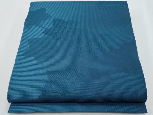 平和屋着物＊夏物　八寸名古屋帯　枝楓文　CABH8215fb