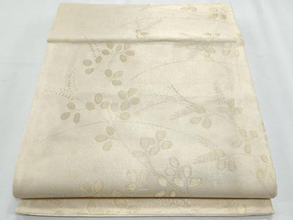 平和屋着物＊夏物　六通柄袋帯　萩　金銀糸　正絹　逸品　CABH8217fb