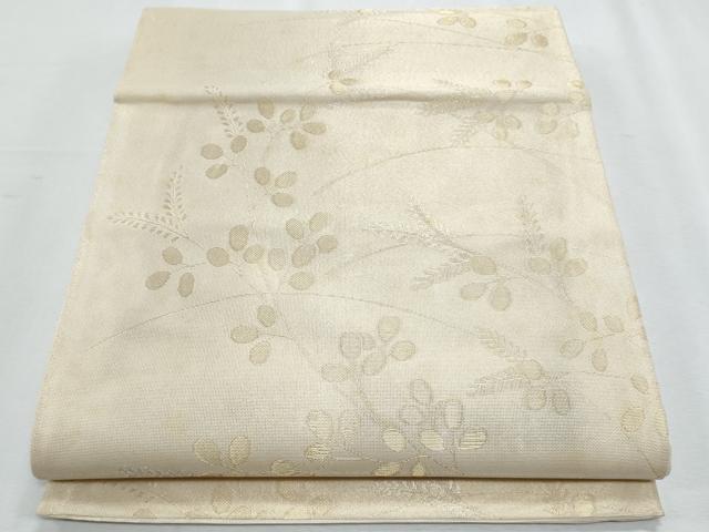 平和屋着物＊夏物　六通柄袋帯　萩　金銀糸　正絹　逸品　CABH8217fb