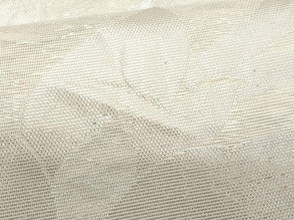 平和屋着物＊夏物　六通柄袋帯　花唐草文　銀糸　正絹　逸品　CABH8218fb