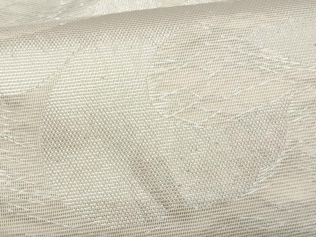 平和屋着物＊夏物　六通柄袋帯　花唐草文　銀糸　正絹　逸品　CABH8218fb