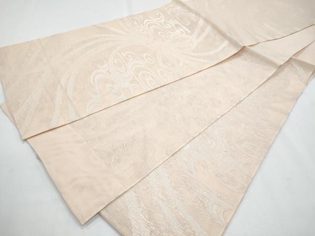 平和屋着物＊夏物　六通柄　本袋帯　束ね熨斗流水文　正絹　逸品　CABH8219fb