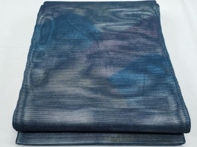 平和屋着物＊夏物　六通柄袋帯　三重山　重ね山文　正絹　逸品　CABH8232fb